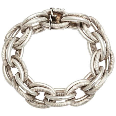 bracciale hermes vintage|hermes diamond charm link bracelet.